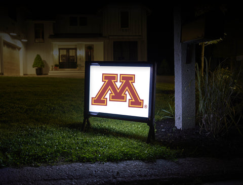 Minnesota M White Yardsy Sign