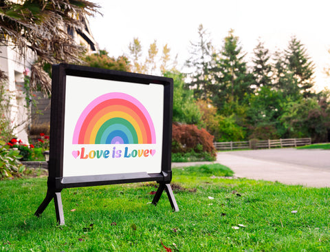 Love Is Love Yardsy Sign