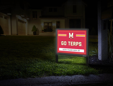 Maryland Go Terps Custom Yardsy Sign