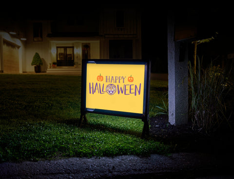 Happy Halloween Pumpkin Tiger LSU Yardsy Sign
