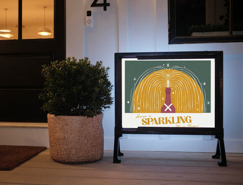 Have a Sparkling New Year Yardsy Sign