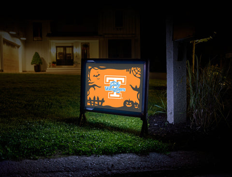 Halloween Lady Volunteers Tennessee T Yardsy Sign