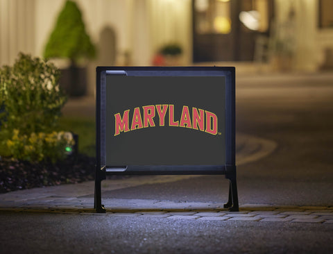 Maryland Wordmark Black Yardsy Sign