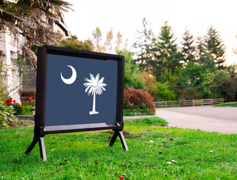 South Carolina State Flag Yardsy Sign
