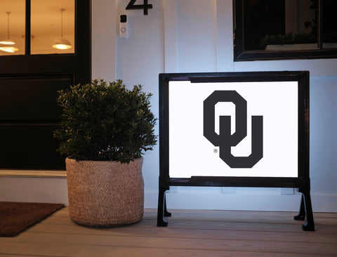 Oklahoma Black Athletics Mark White Yardsy Sign