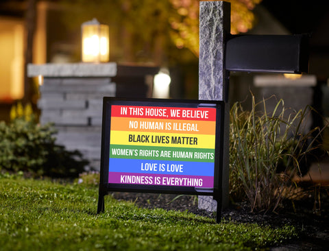 Pride in This House Yardsy Sign