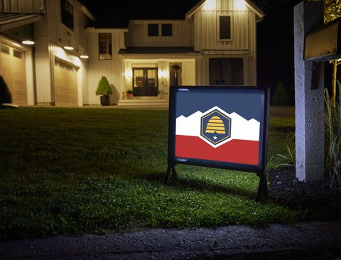 Utah State Flag Yardsy Sign