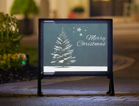 Merry Christmas Lonely Tree Yardsy Sign