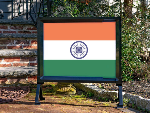 Flag India Yardsy Sign