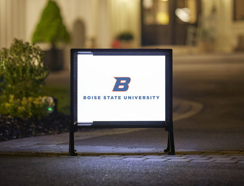 Boise State Primary Academic Mark White Yardsy Sign