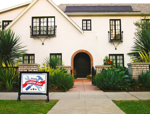 Happy Labor Day Yardsy Sign