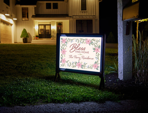 Bless This Home Custom Yardsy Sign