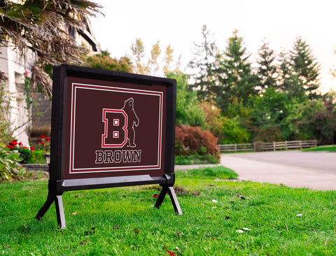 Brown University B Bear Brown Yardsy Sign