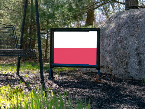 Flag Poland Yardsy Sign