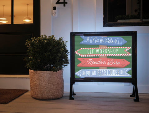 Santa's Village Yardsy Sign