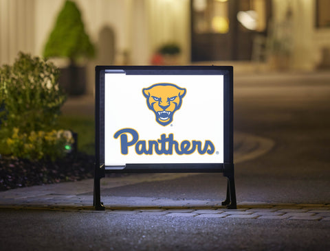 Pittsburgh Pitt Panthers White Yardsy Sign