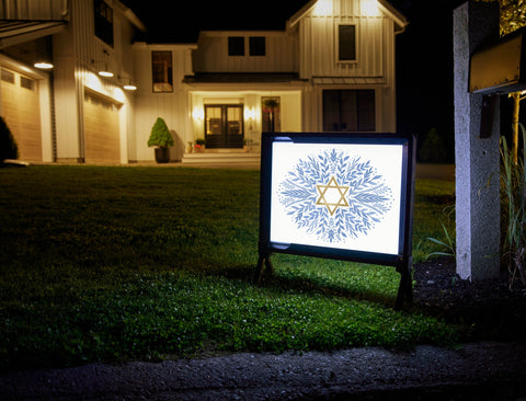 Star Of David Yardsy Sign
