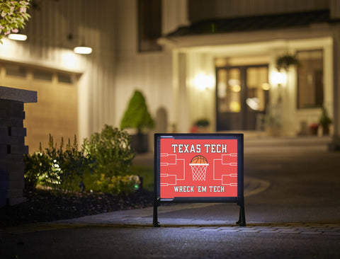 Texas Tech Basketball Yardsy Sign