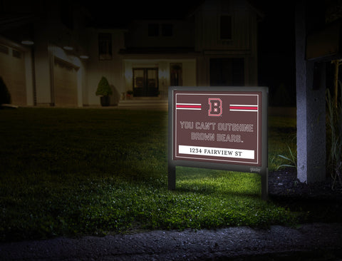 Brown You Can't Outshine Brown Bears Custom Yardsy Sign
