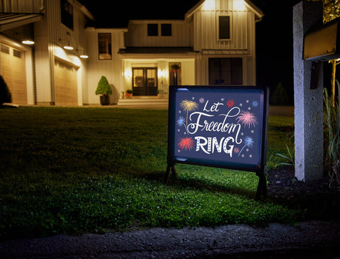 Let Freedom Ring Yardsy Sign