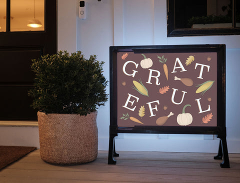 Grateful Yardsy Sign