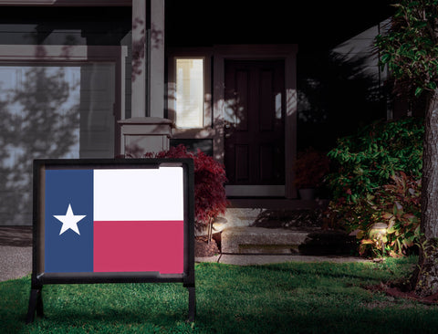 Texas State Flag Yardsy Sign