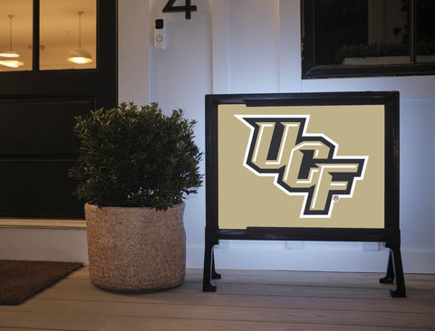 UCF Athletics Mark Gold Yardsy Sign