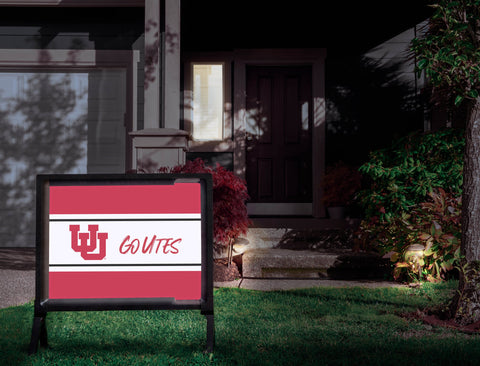 Utah Go Utes Red Yardsy Sign