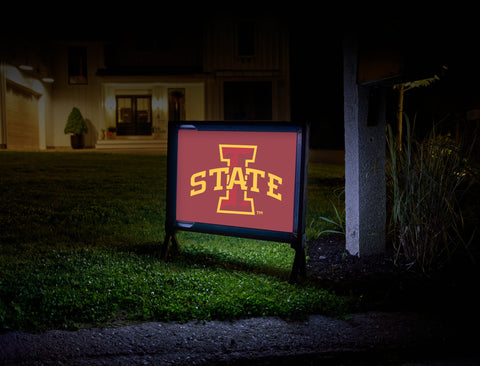 Iowa State Dark Red Yardsy Sign