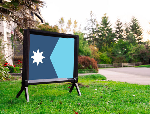 Minnesota State Flag Yardsy Sign