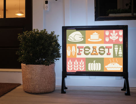Feast Yardsy Sign