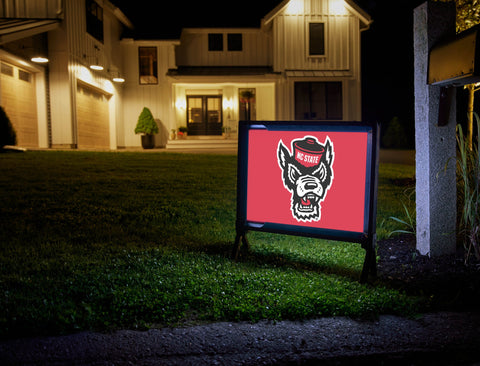 North Carolina State Wolfpack Red Yardsy Sign