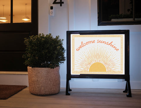 Welcome Sunshine Yardsy Sign