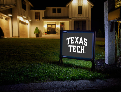 Texas Tech Black Yardsy Sign