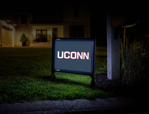 UConn Color Block Yardsy Sign