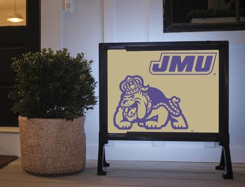 JMU Gold Duke Dog Yardsy Sign
