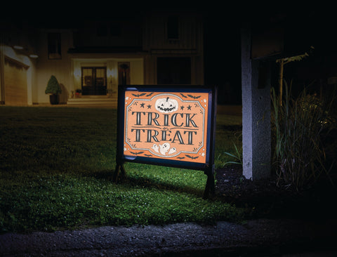 Trick Or Treat Halloween Classic Yardsy Sign
