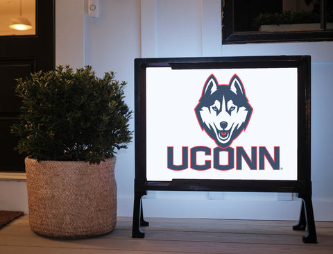 UConn Huskies Color Block Yardsy Sign