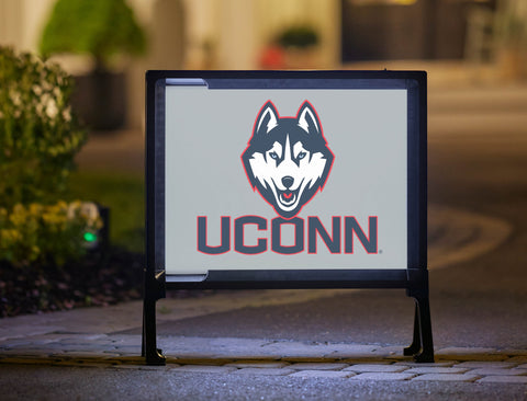 UConn Huskies Color Block Yardsy Sign