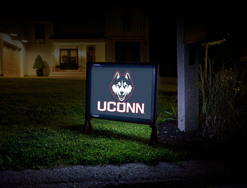 UConn Huskies Color Block Yardsy Sign