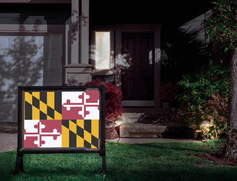 Maryland State Flag Yardsy Sign