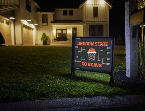 Oregon State Basketball Yardsy Sign