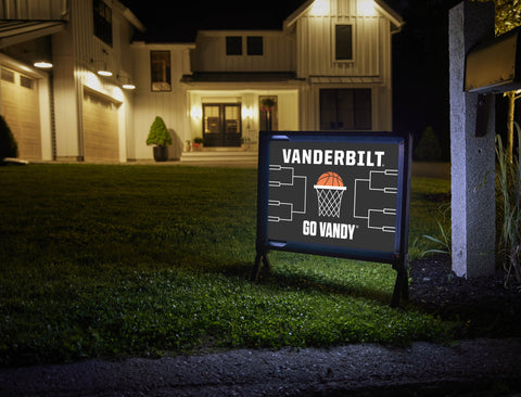 Vanderbilt Basketball Yardsy Sign