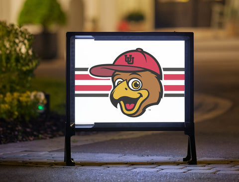 Utah Swoop White Stripe Yardsy Sign