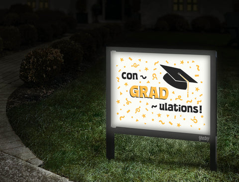 Con-GRAD-Ulations! Yardsy Sign
