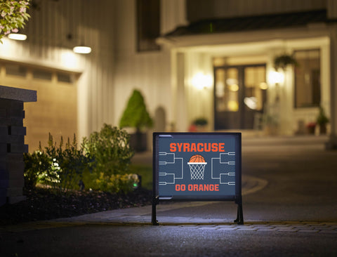 Syracuse Basketball Yardsy Sign