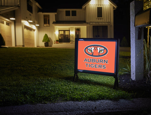 Auburn Tigers Eyes Orange Yardsy Sign