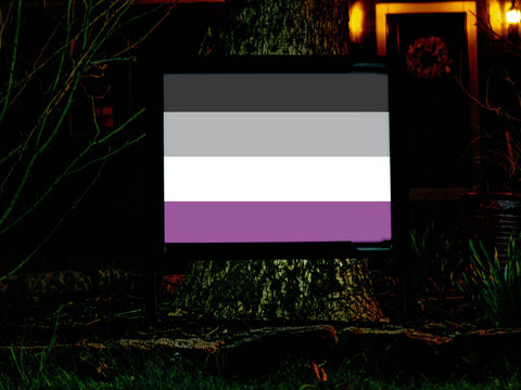 Asexual Pride Flag Yardsy Sign