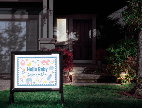 Hello Baby Custom Yardsy Sign