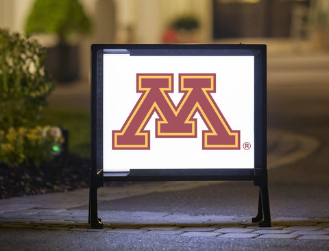 Minnesota M White Yardsy Sign